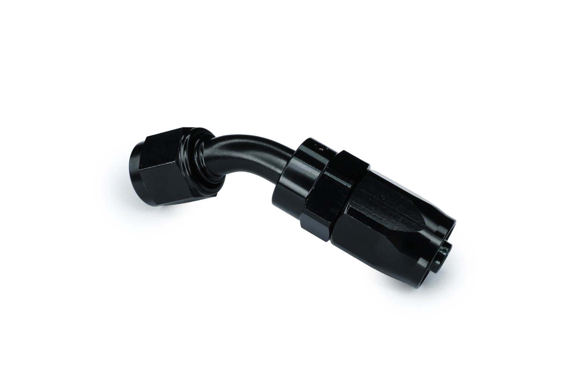 Conector RTMG AN-645/ AN6 45 grados Super Flow para manguera trenzada de combustible/aceite
