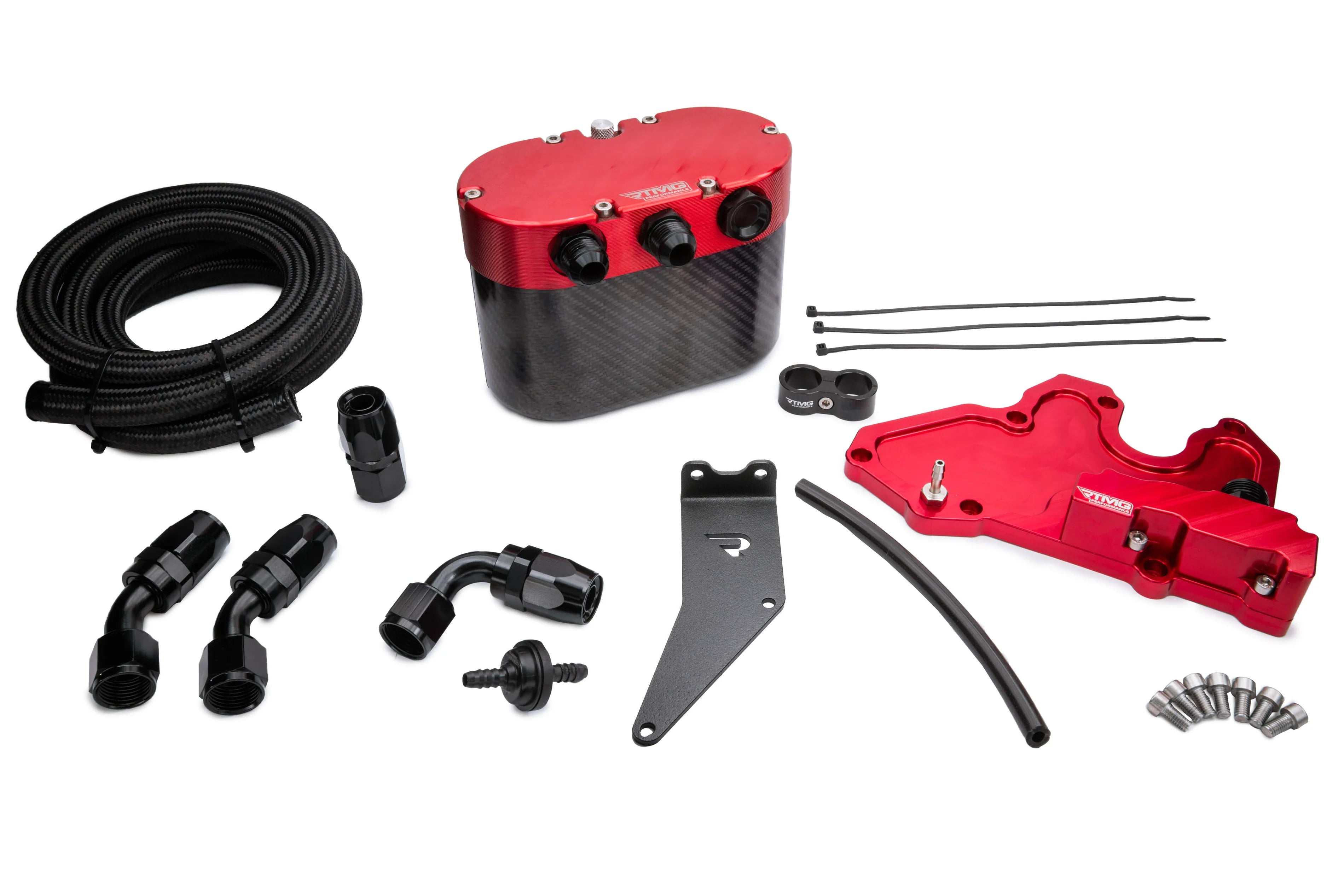 1.8 / 2.0 TSI EA888.3 - Carbon Oil Catch Can Kit - Audi A3 / S3 / TT / TTS / Golf / Polo / Ibiza 6P / Leon / CUPRA