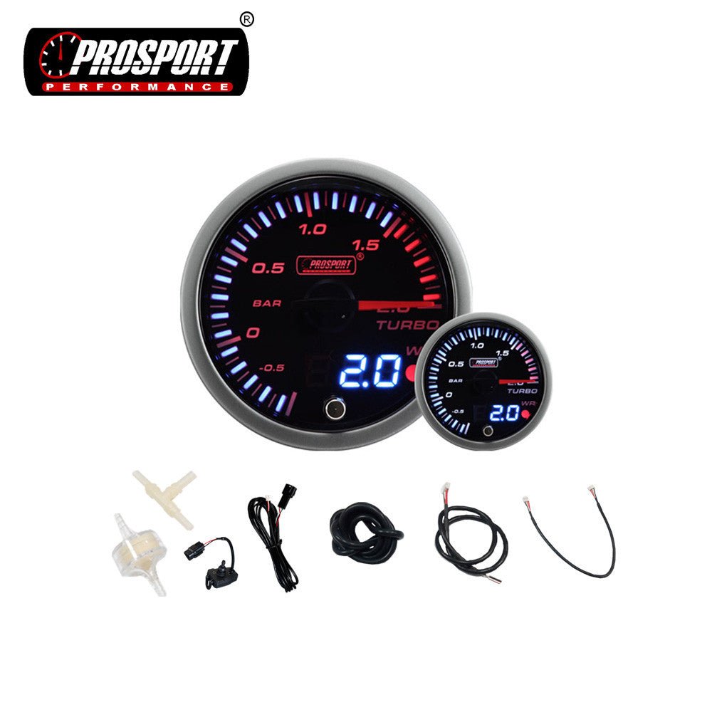 52mm JDM Series Electrical Boost Gauge - RTMG Performance