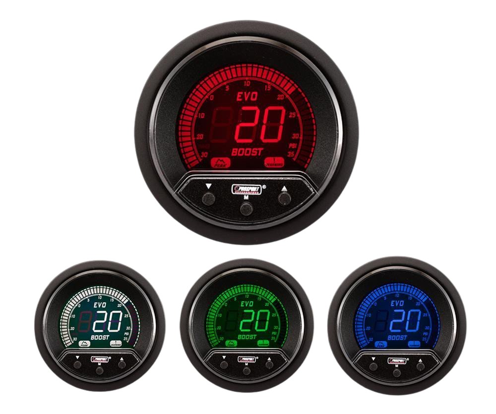 52mm Premium Evo Series Electrical Boost Gauge - RTMG Performance